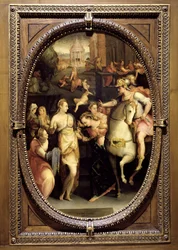 Rodzina Dariusza przed Aleksandrem Wielkim (356-323 pne) 1572 (łupek)